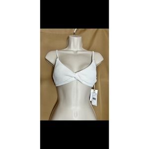 NWT Good American Always Fits Twist Bikini Top 2 M